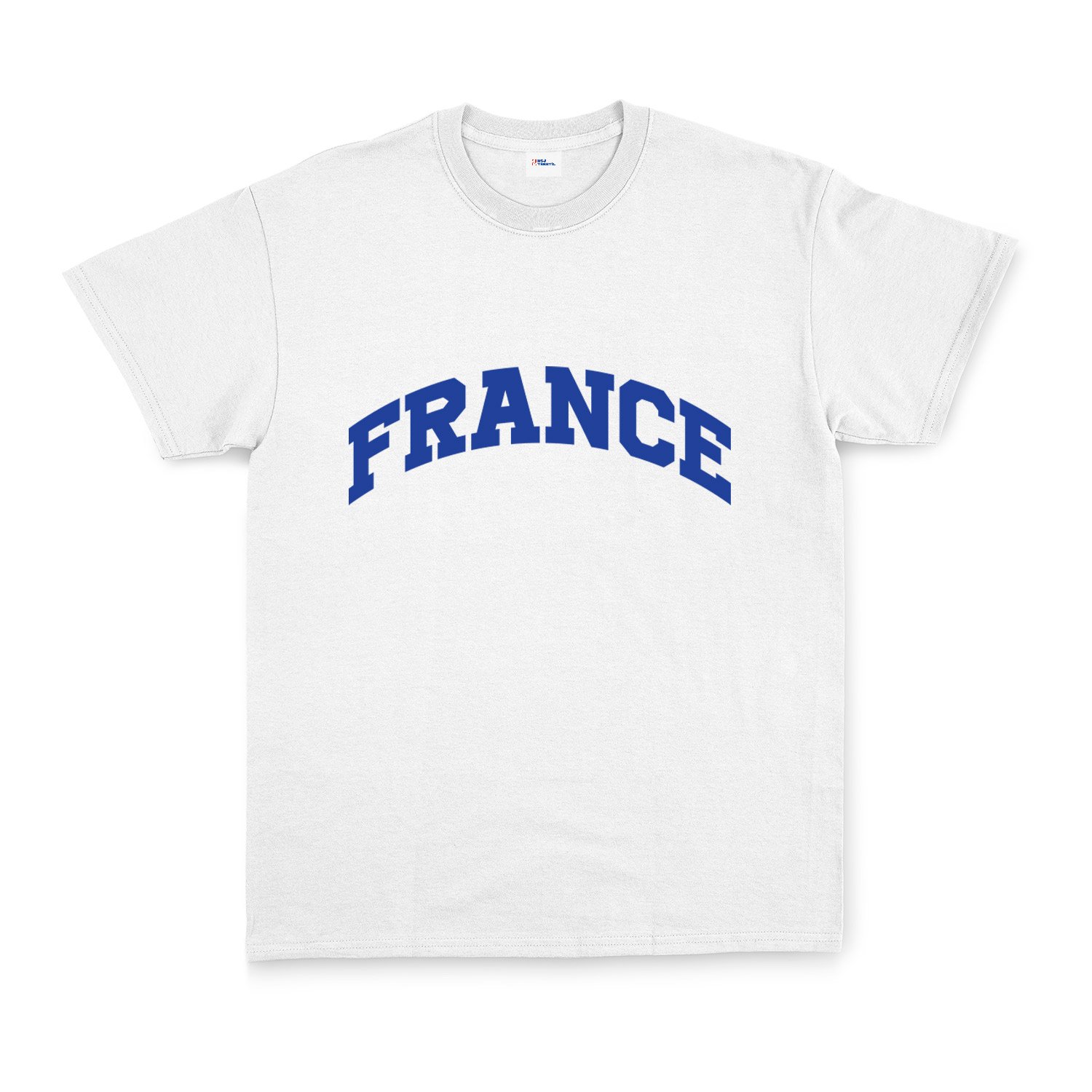 France Tişört XXL - Beyaz