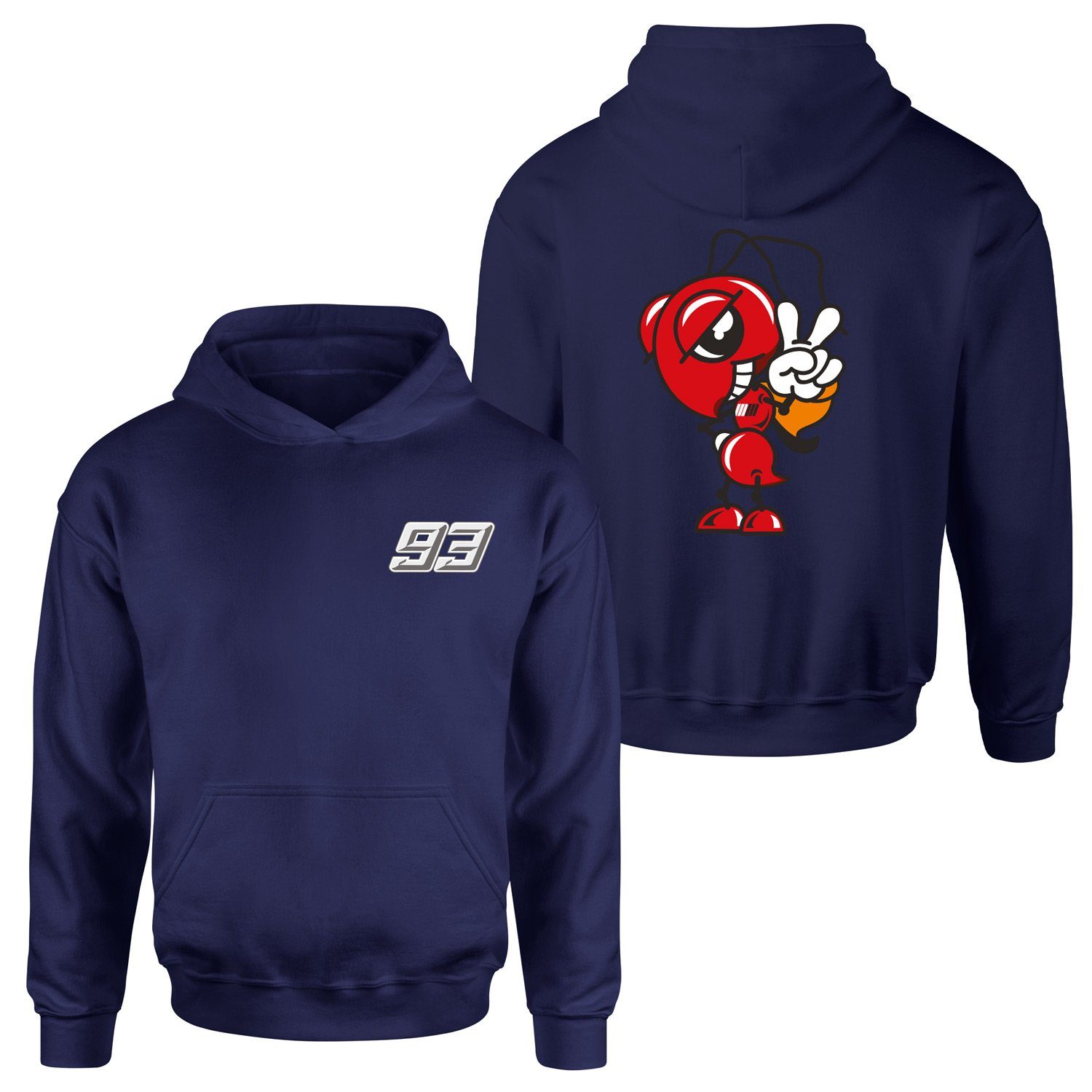 Marc Marquez Ant Edition Hoodie M - Lacivert