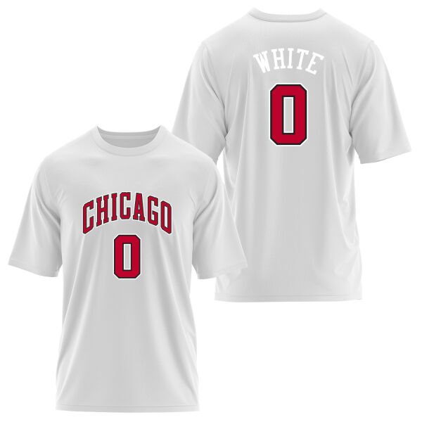 Coby White Chicago 0 Forma Oversize Tişört S - Beyaz