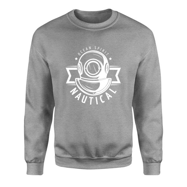 Ocean Spirit Denizci Sweatshirt S - Gri