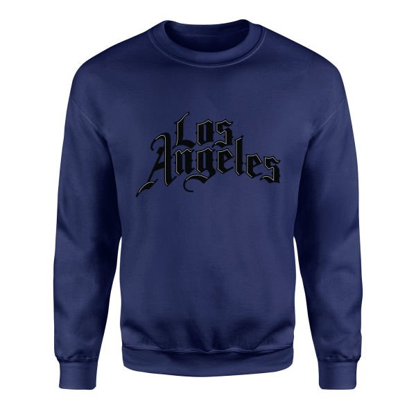Los Angeles C Sweatshirt L - İndigo Mavisi