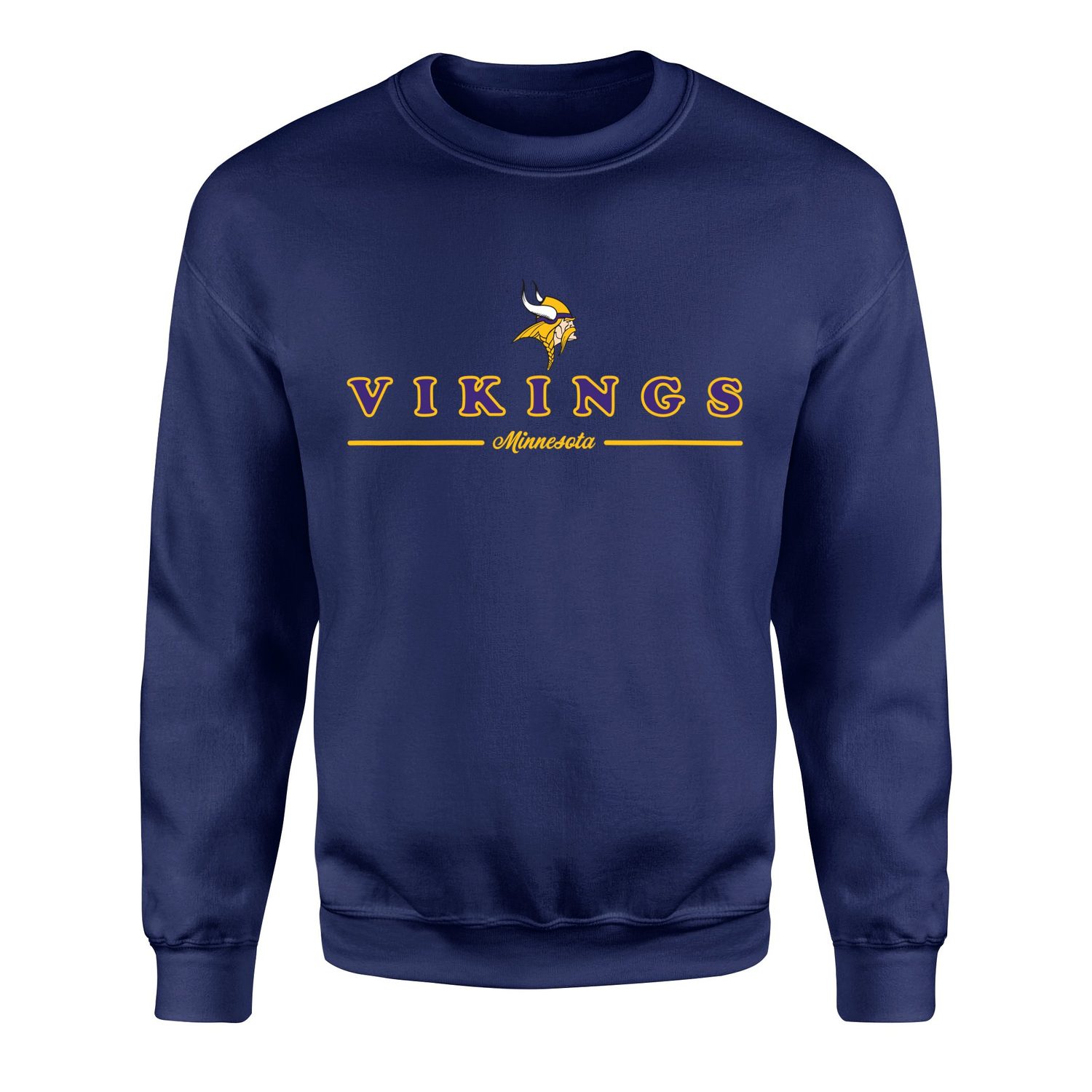 Minnesota Vikings L Sweatshirt XL - İndigo Mavisi