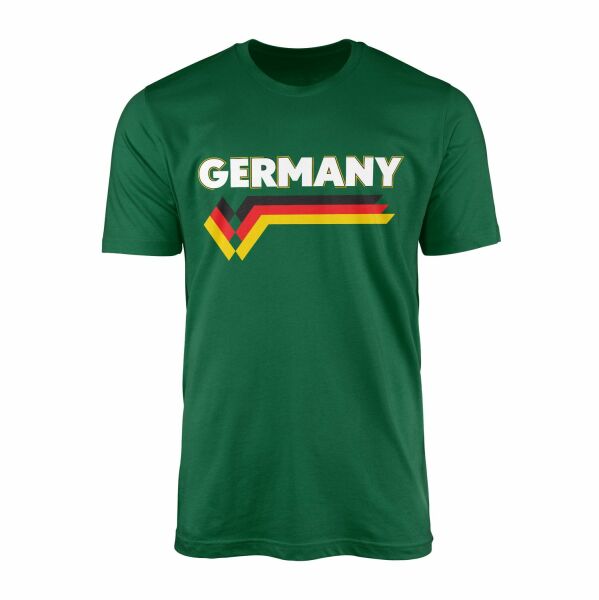 Almanya Retro II Tişört XL - Nefti Yeşili