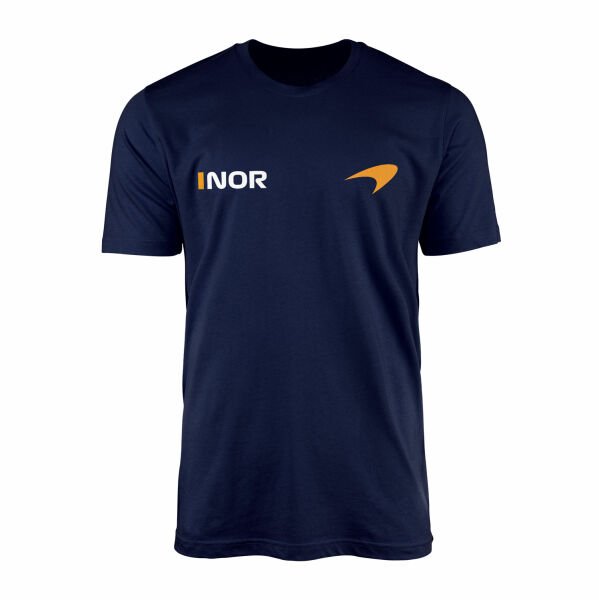 Lando Norris #NOR ID McLaren Racing Tişört L - İndigo Mavisi