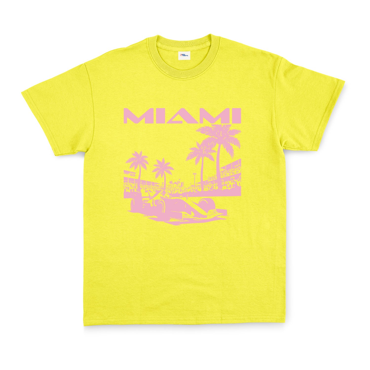 Miami Track Tişört L - Sarı