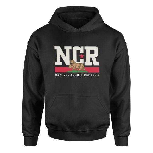 NCR | Fallout Premium Hoodie L - Siyah | OUTLET