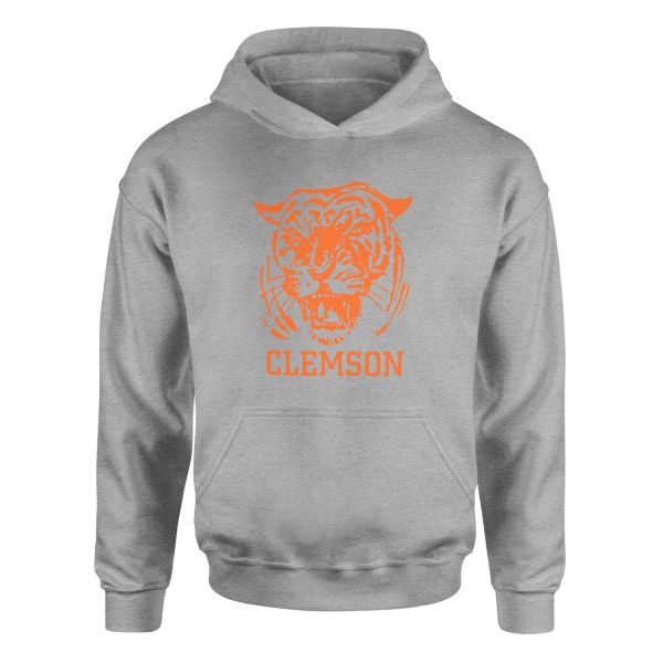 Clemson Tigers Hoodie M - Gri