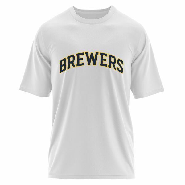 The Brewers Arch Oversize Tişört L - Beyaz