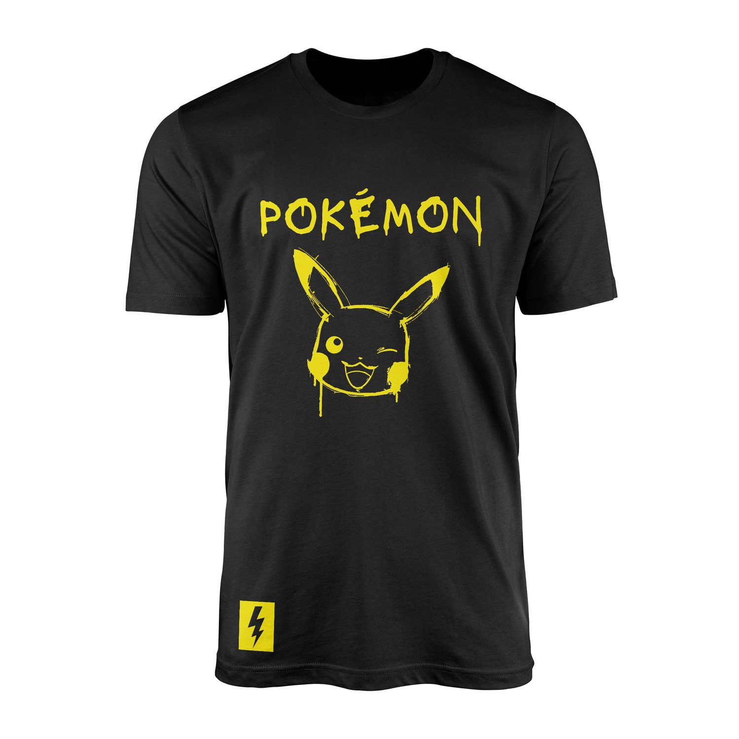 POKEMON #0025 Tişört XL - Siyah