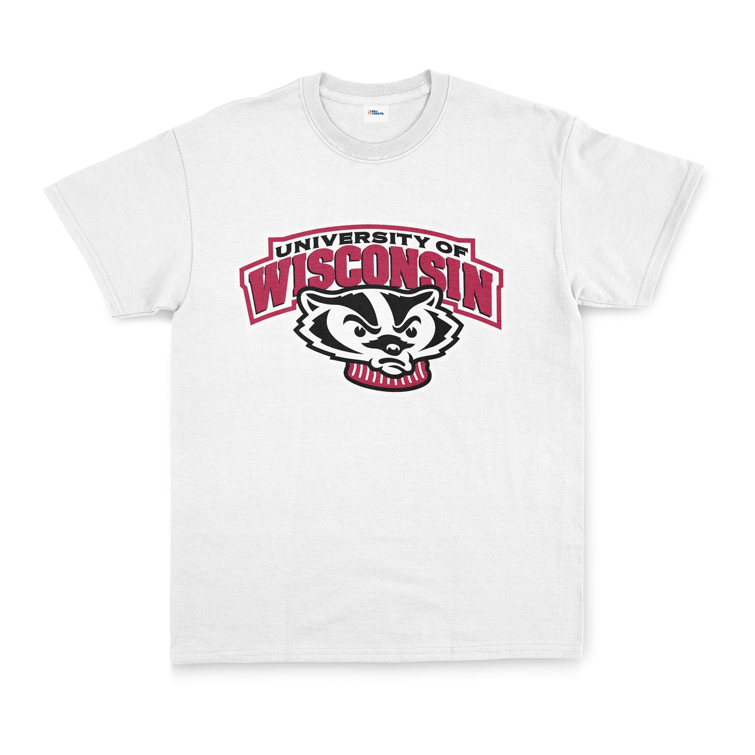 Wisconsin Badgers Tişört M - Beyaz
