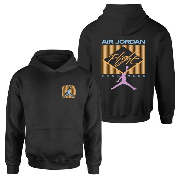 Flight Jordan Pastel Hoodie L - Siyah