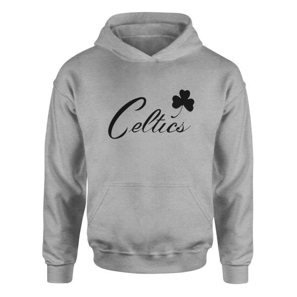 Celtics Cursive B Hoodie XL - Gri