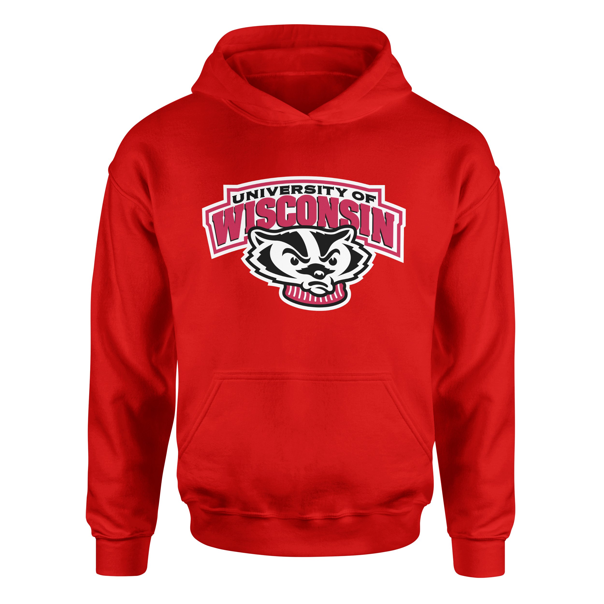 Wisconsin Badgers Hoodie L - Kırmızı