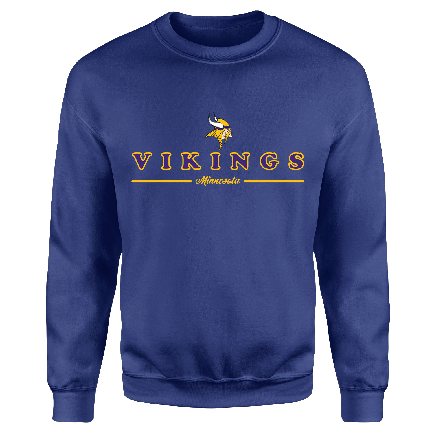 Minnesota Vikings L Sweatshirt XXL - İndigo Mavisi