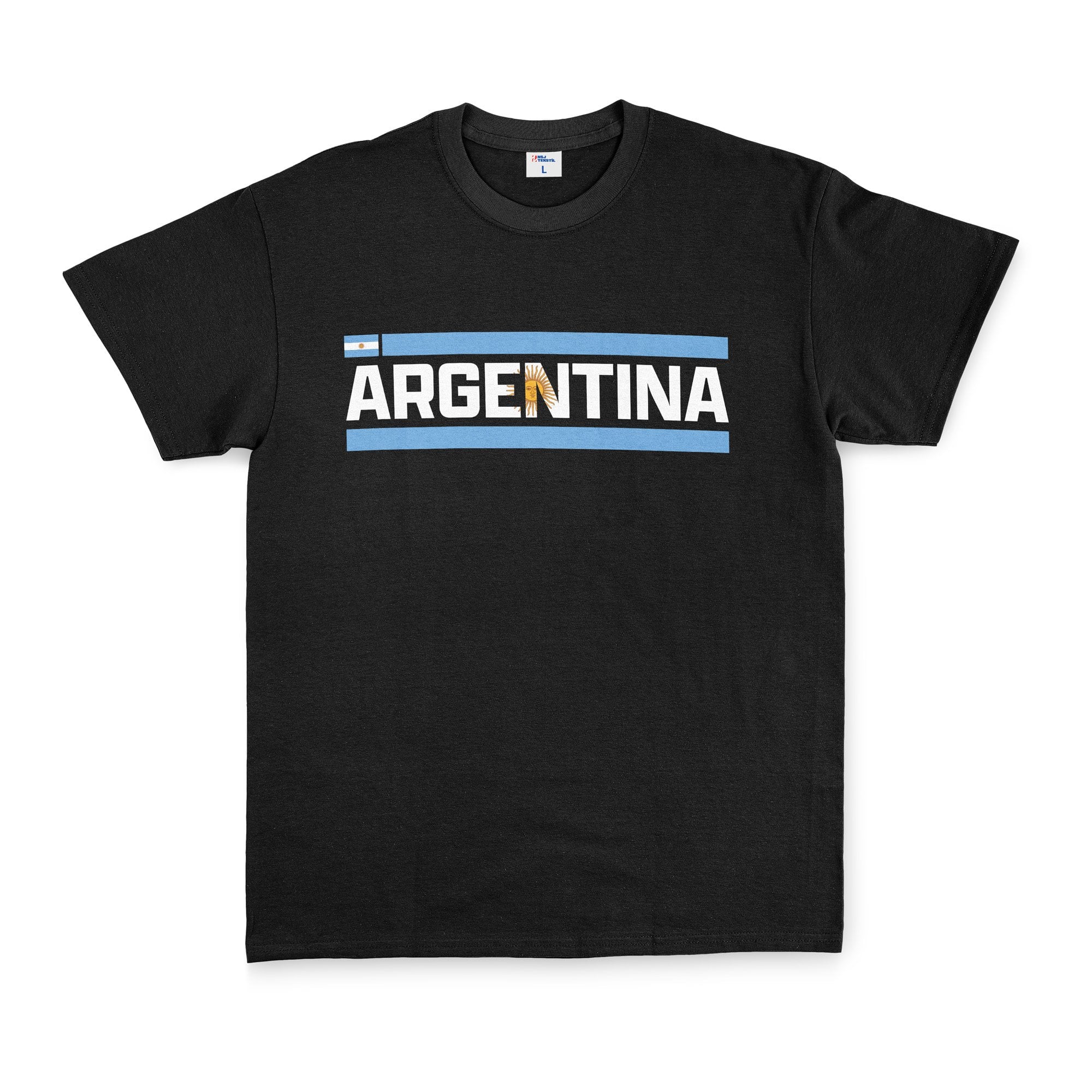 Argentina Tişört M - Siyah