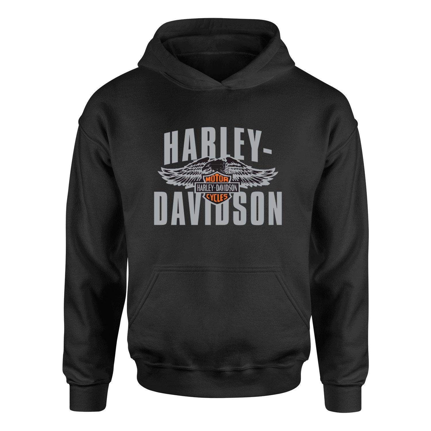 Harley-Davidson Retro Hoodie XXL - Siyah | OUTLET