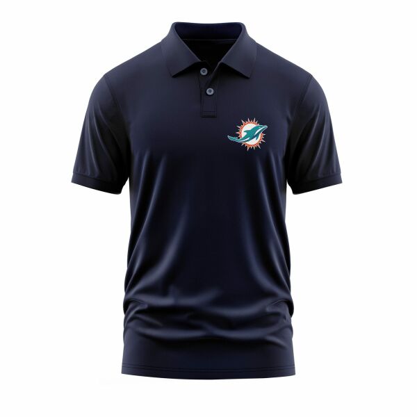 Miami Dolphins Polo Tişört L - İndigo Mavisi