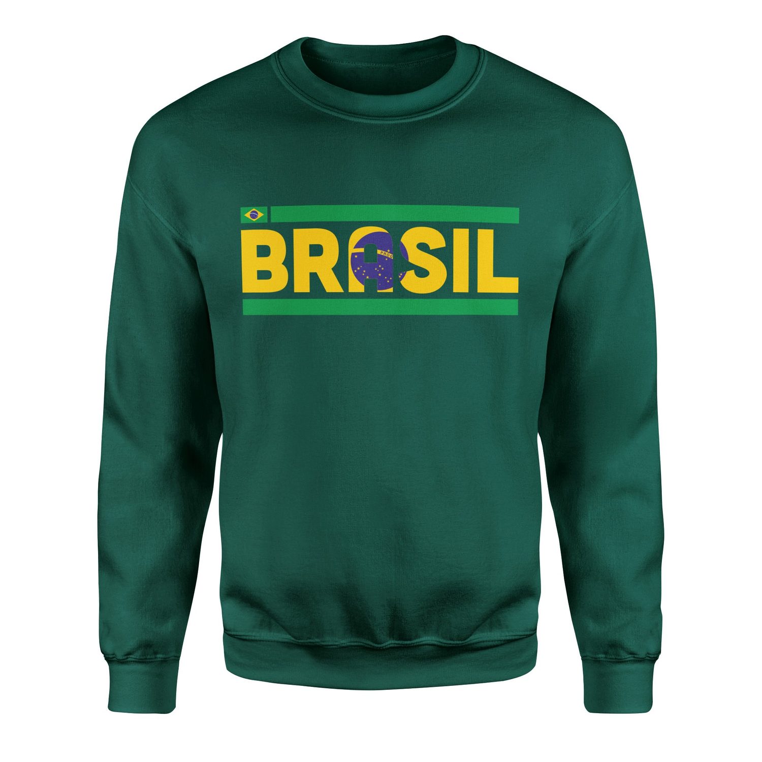 Brezilya Sweatshirt L - Nefti Yeşili
