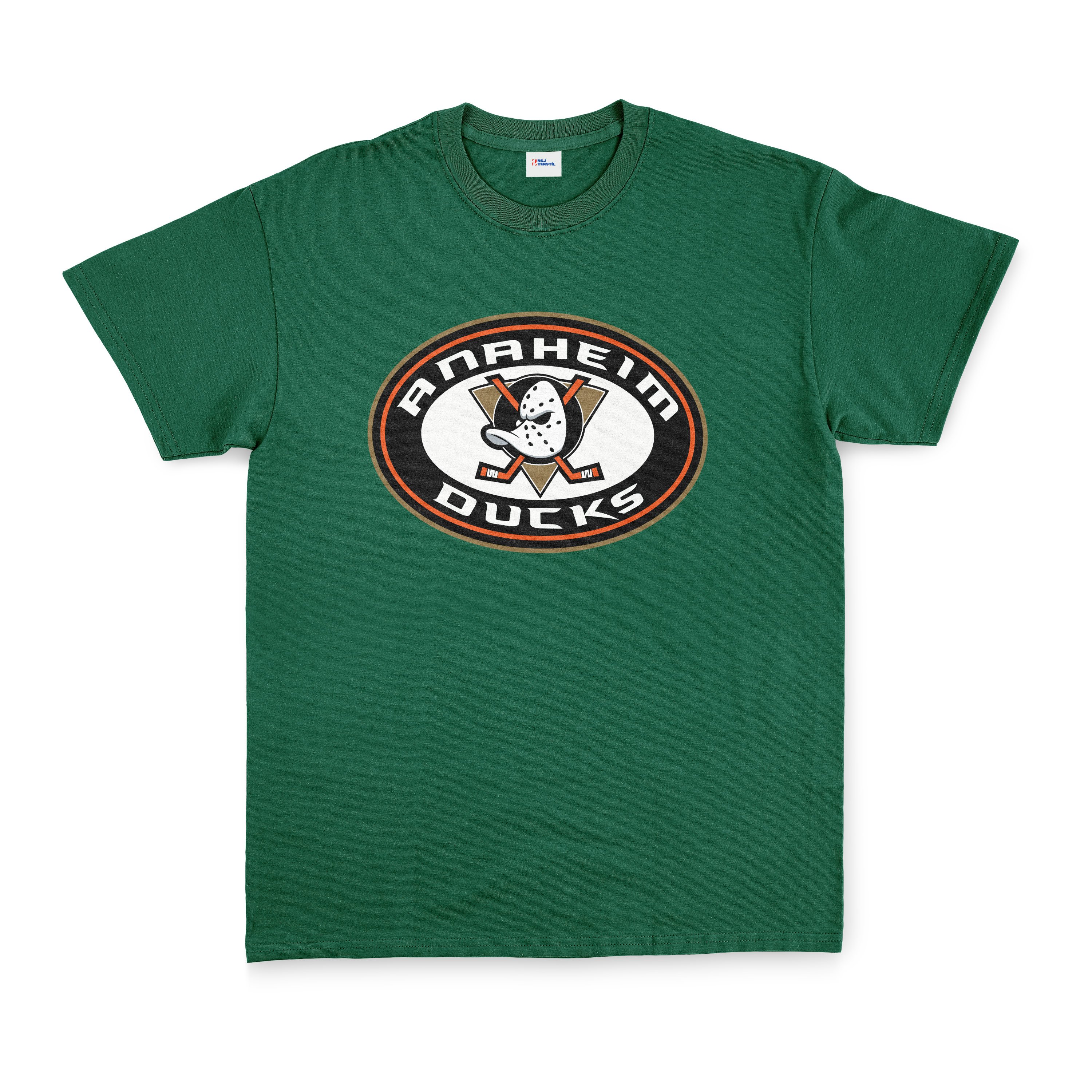 Anaheim Ducks Tişört XXL - Nefti Yeşili