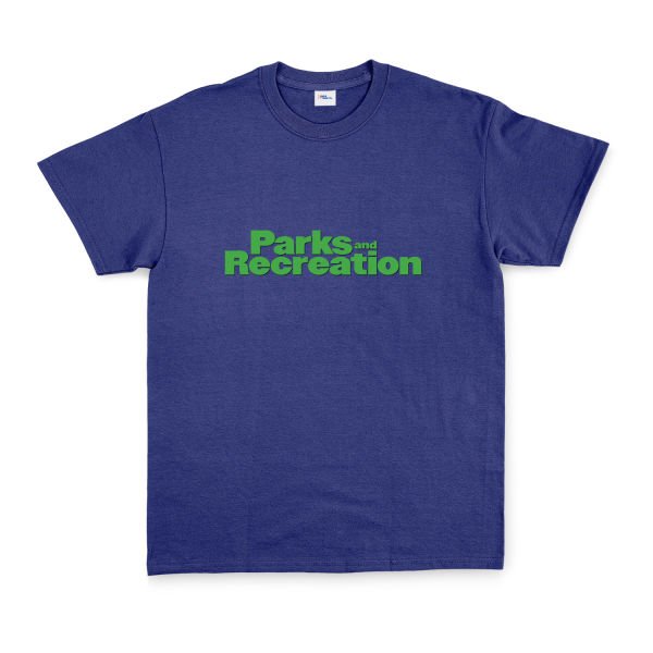 Parks and Recreation Tişört L - İndigo Mavisi