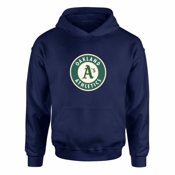 Oakland Athletics Baseball Hoodie L - İndigo Mavisi