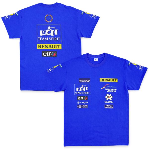 Renault Team Spirit Vintage Teamline Tişört M - Mavi