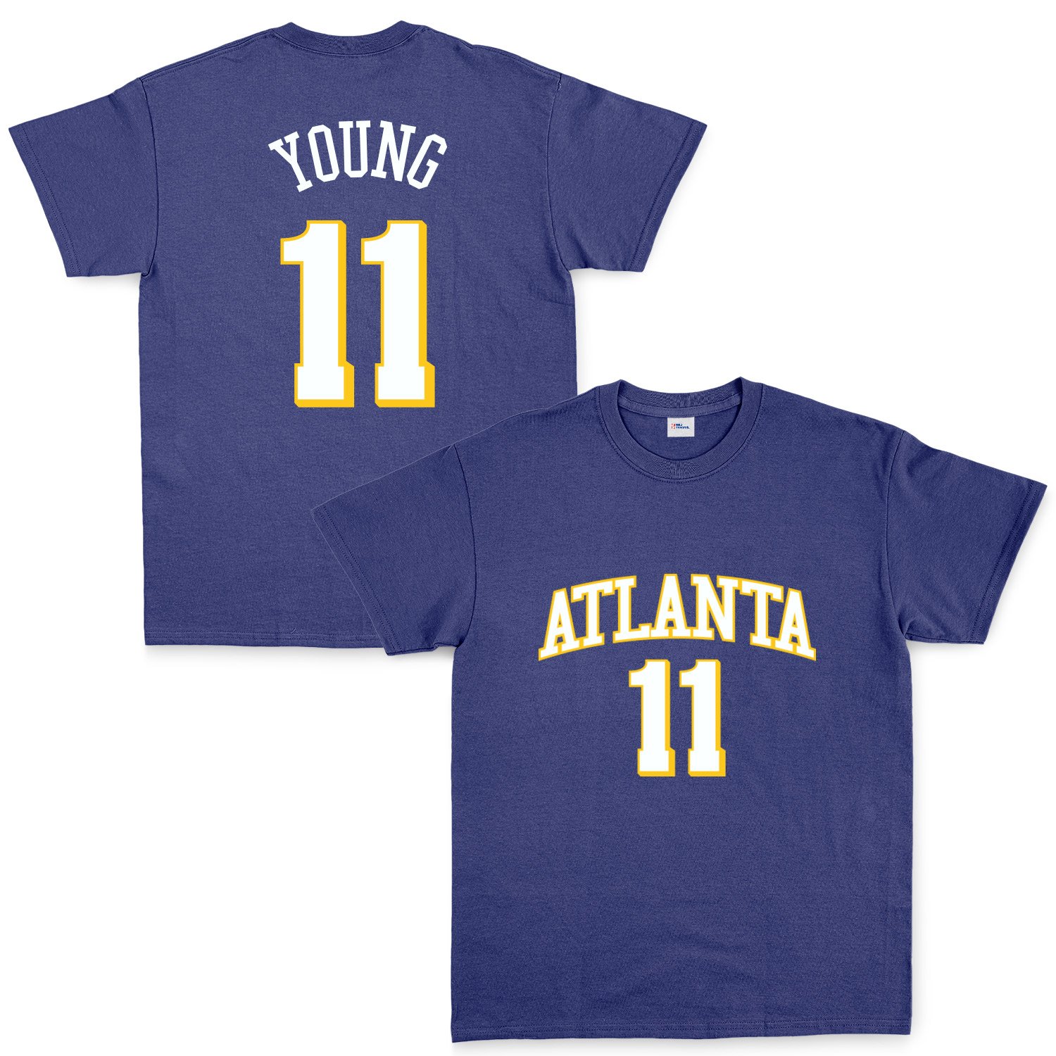 Trae Young 11 Atlanta Jersey Tişört M - İndigo Mavisi