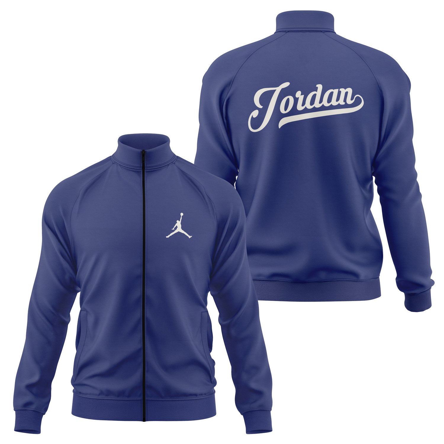 Jordan Enhanced Fermuarlı Sweatshirt XL - İndigo Mavisi
