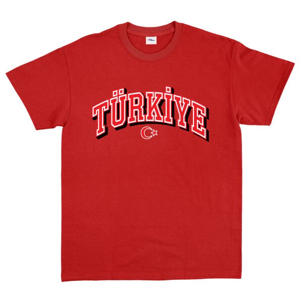 Türkiye 2026 Varsity Tişört L - Kırmızı