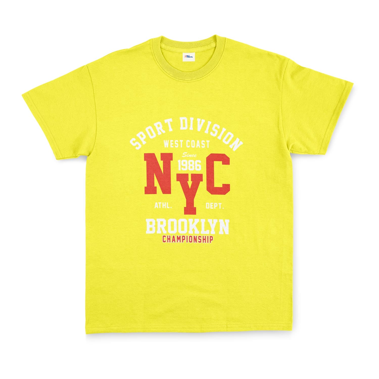NYC West Coast SD Tişört XXL - Sarı