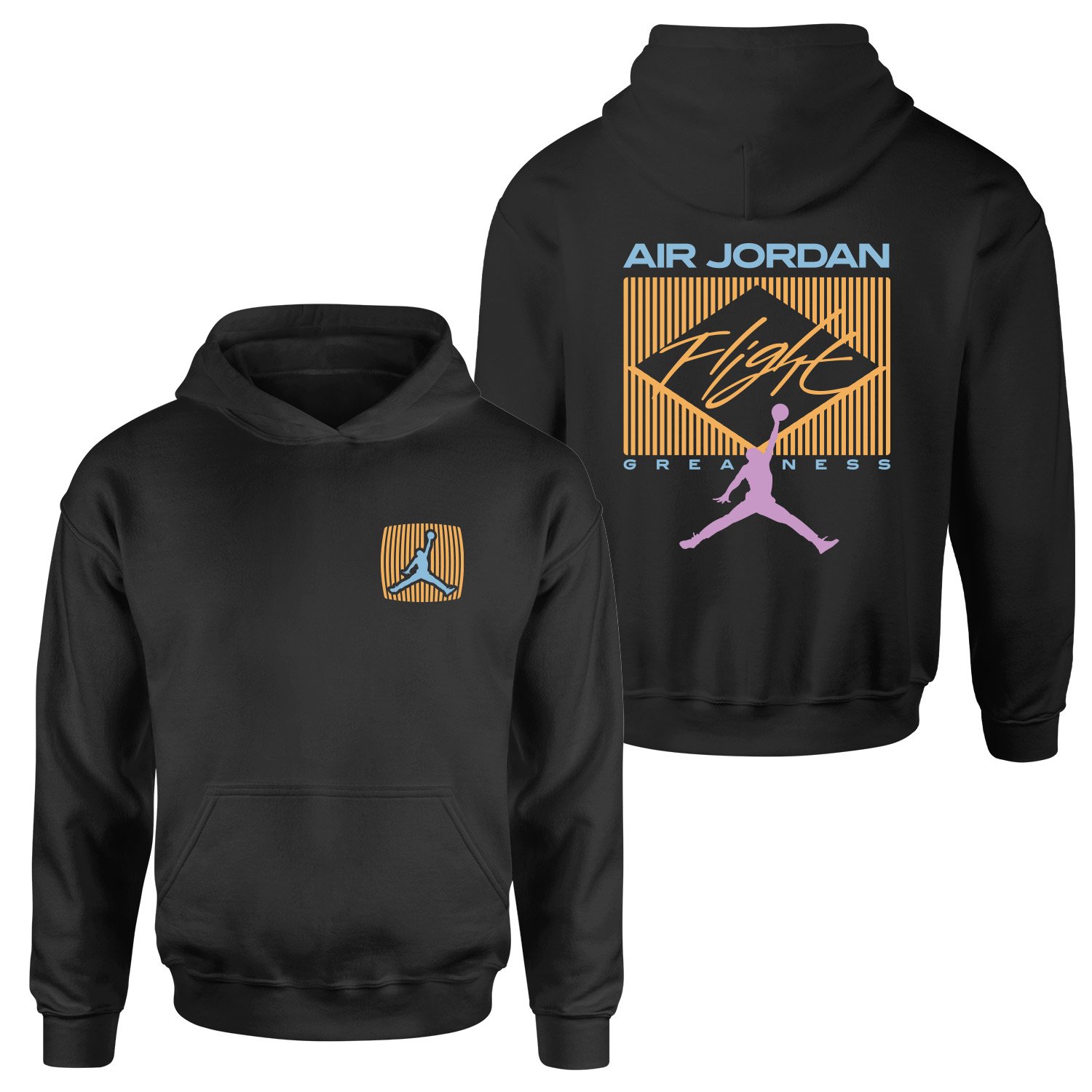 Flight Jordan Pastel Hoodie XL - Siyah