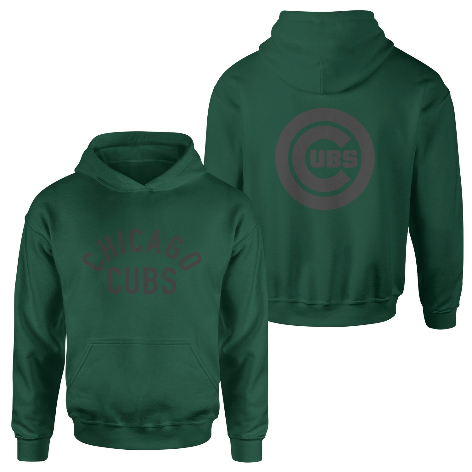Chicago Cubs Muted Hoodie L - Nefti Yeşili