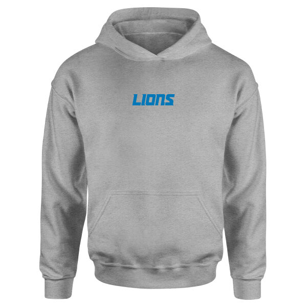 DET LIONS Iconic Hoodie S - Gri