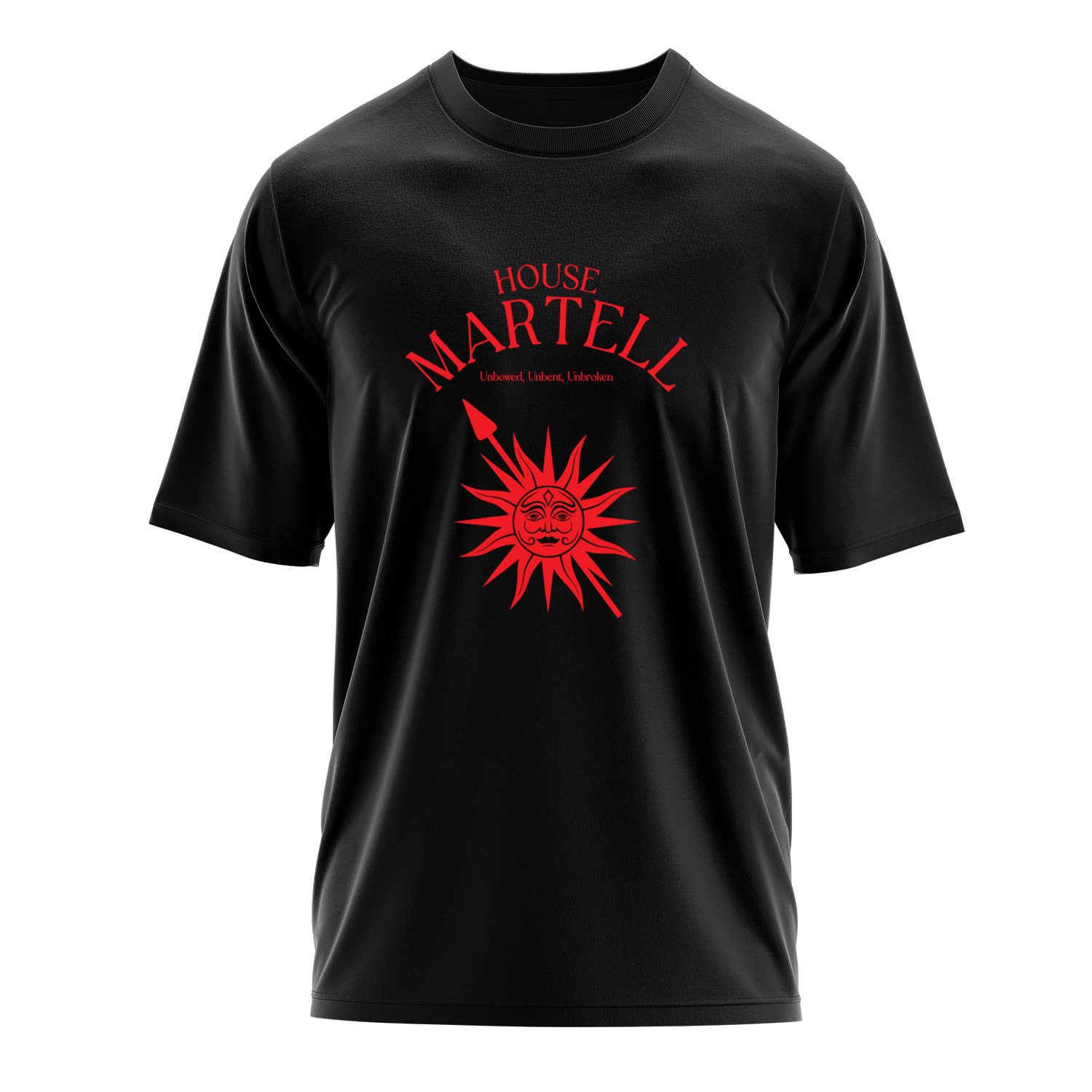 House Martell Oversize Tişört L - Siyah