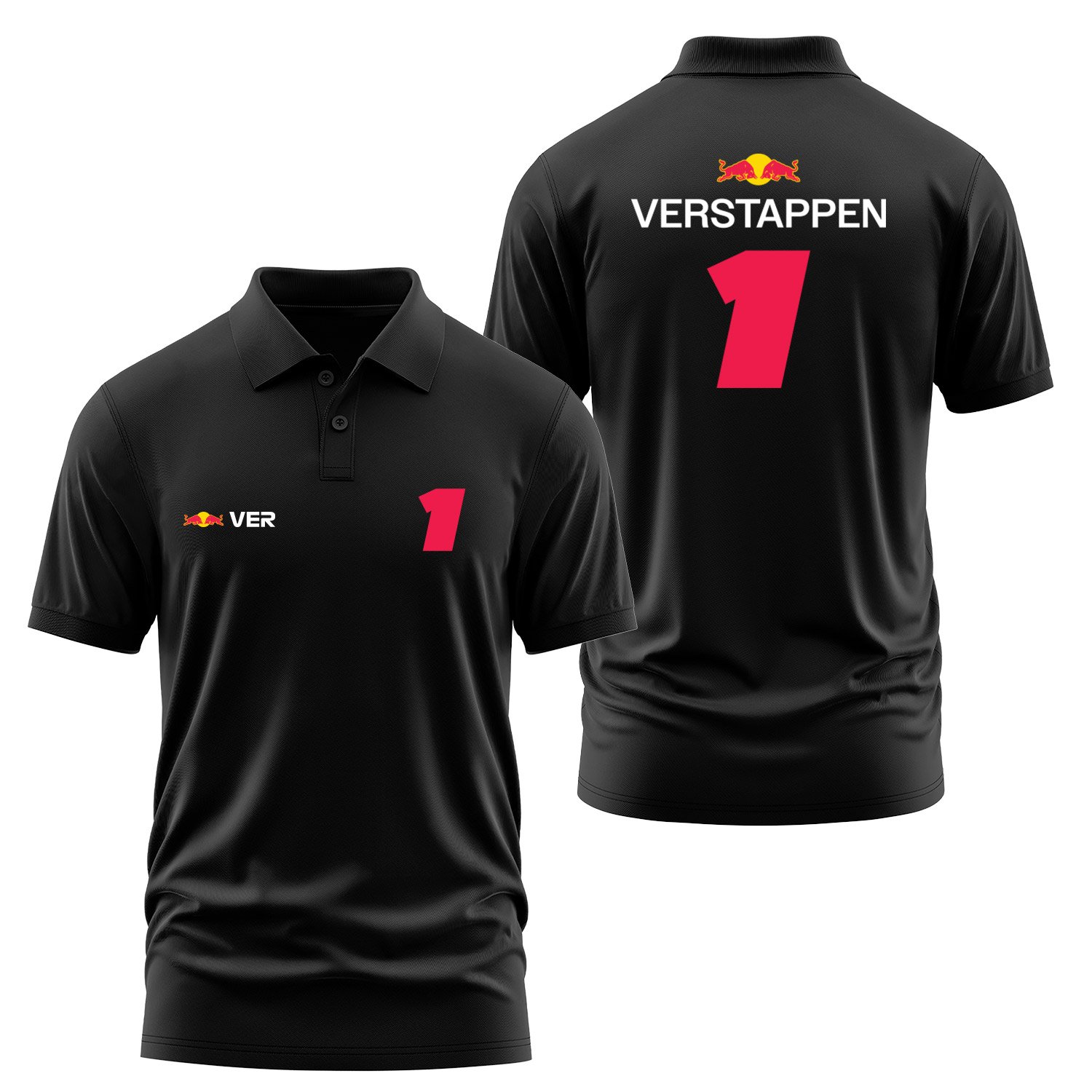 Max Verstappen 1 Driver Basic Polo Tişört