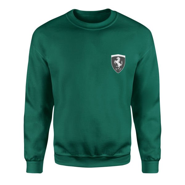 Scuderia Ferrari Muted Black Sweatshirt