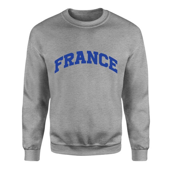 France Sweatshirt M - Gri