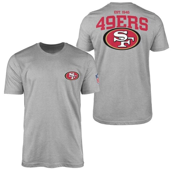 San Francisco 49ERS SE Tişört XL - Gri | OUTLET