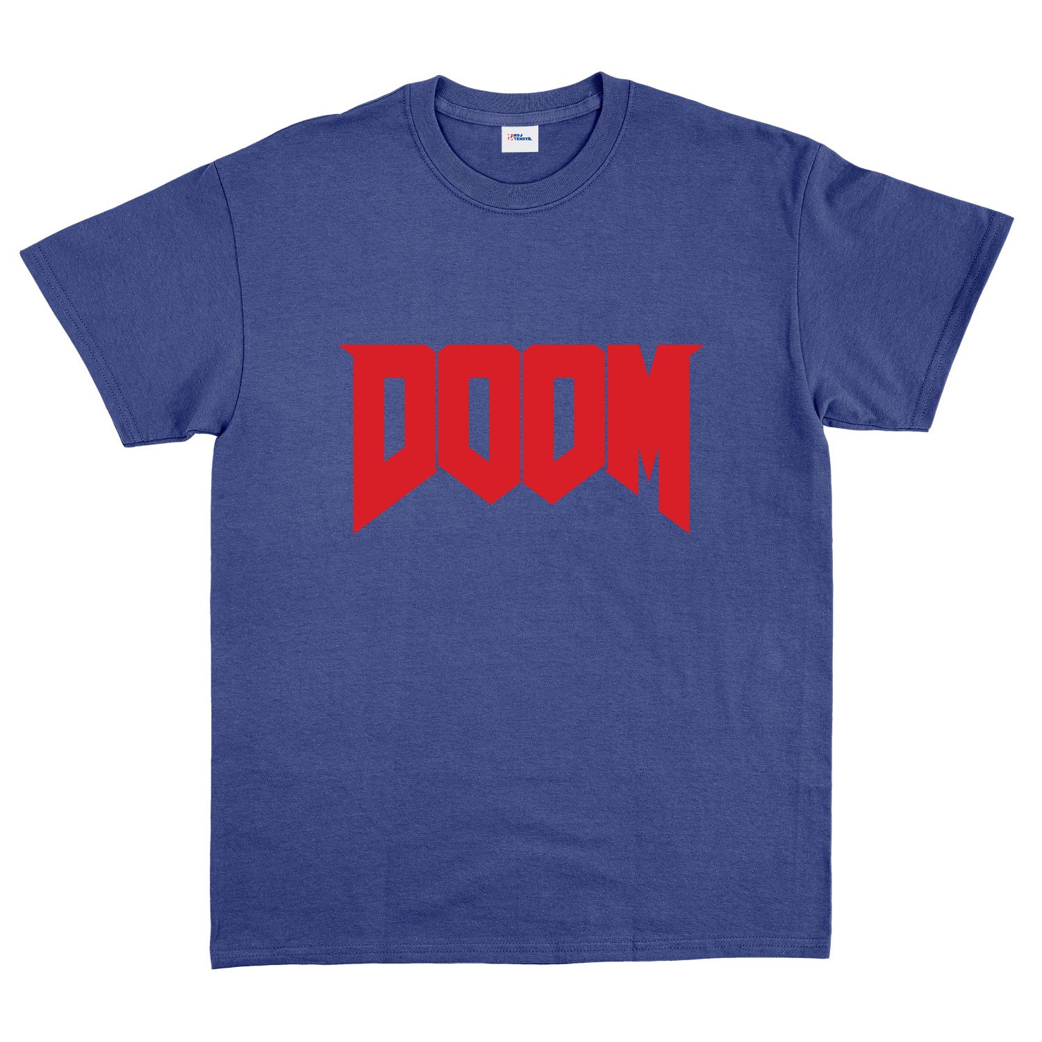 DOOM Tişört XXL - İndigo Mavisi