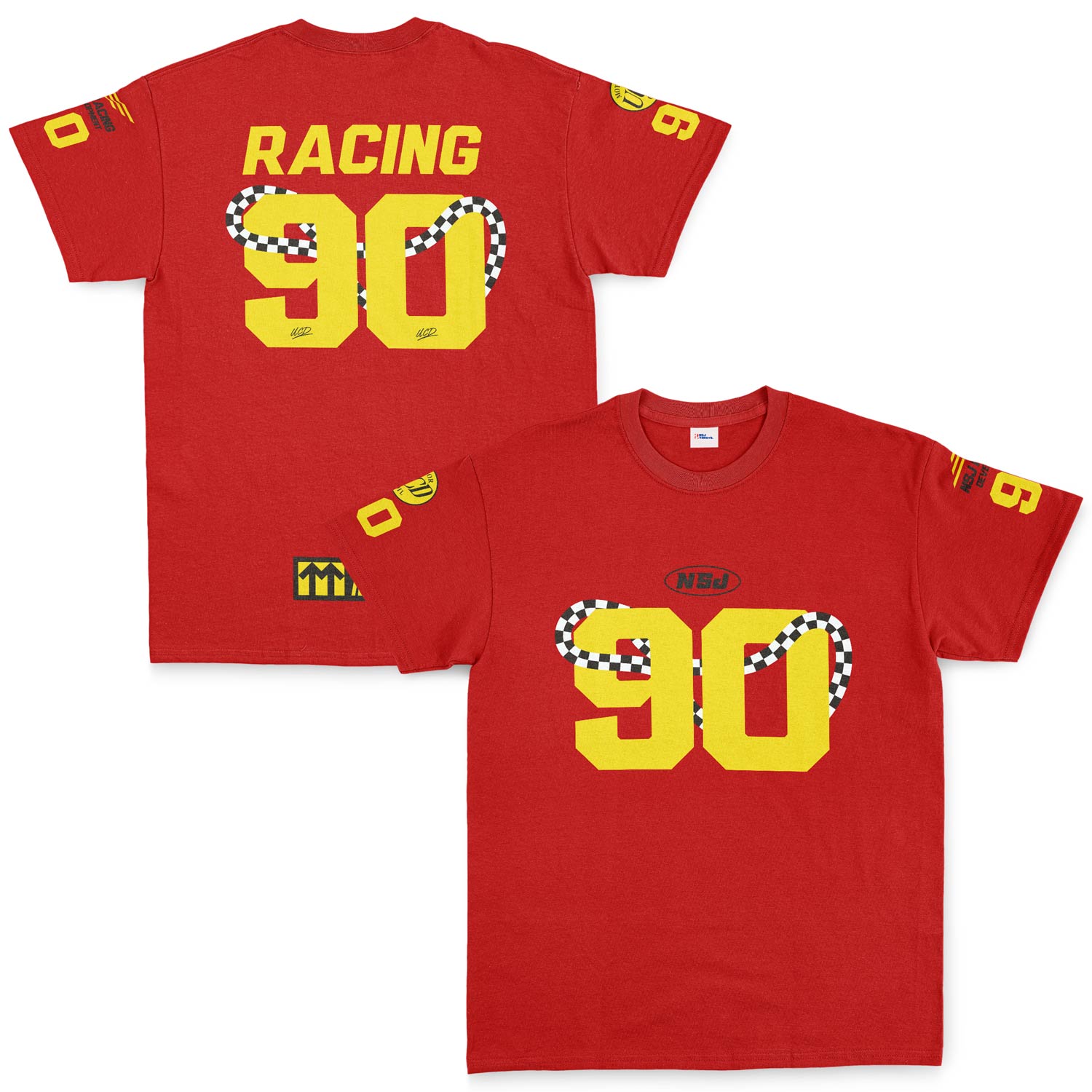 NSJSPRTV Racing Development Teamline Tişört XL - Kırmızı