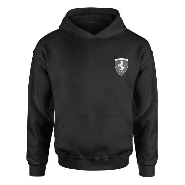 Scuderia Ferrari Muted Black Hoodie