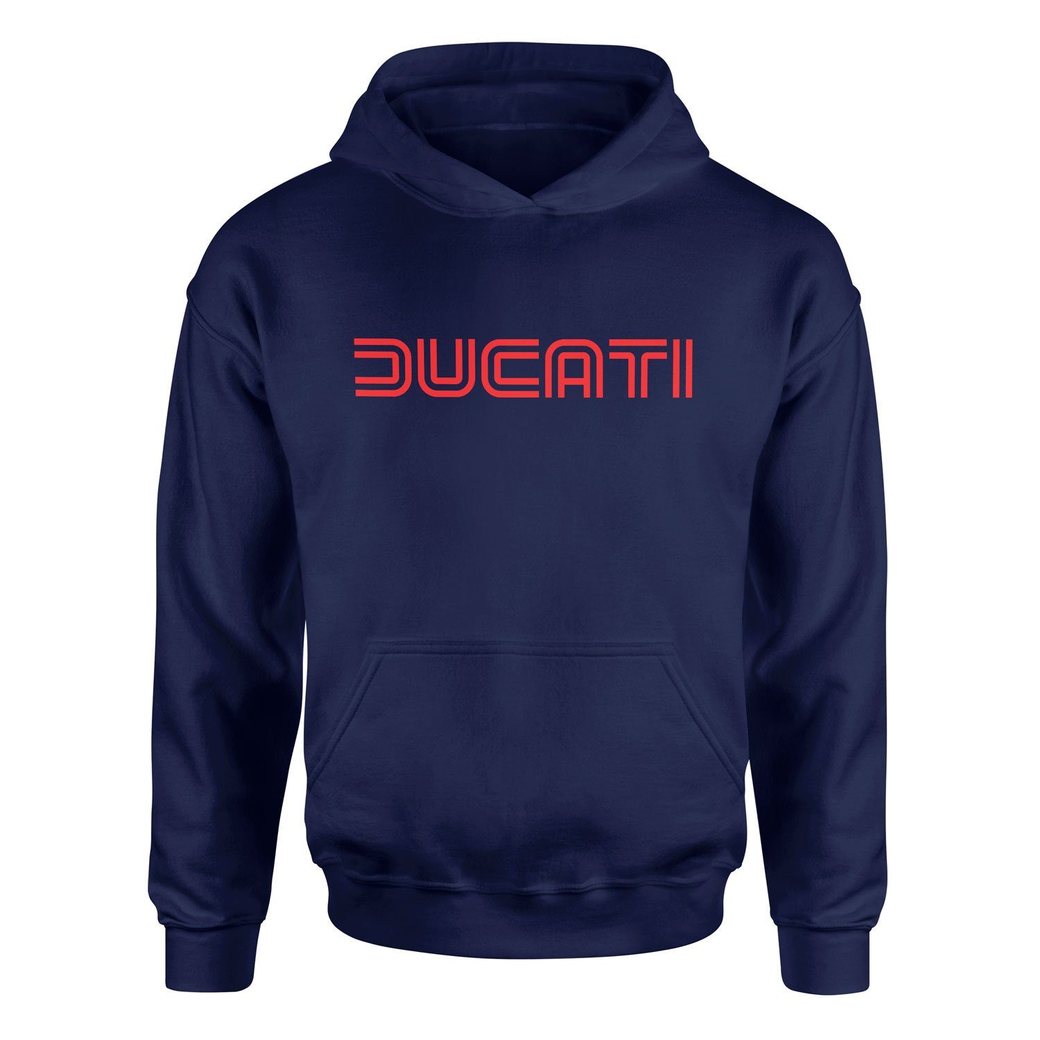 Ducati Racing Lines Hoodie XXL - İndigo Mavisi