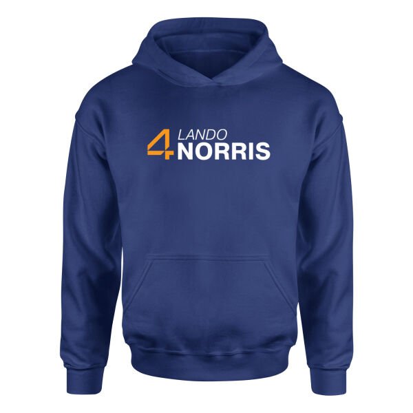 Lando Norris 4 Hoodie S - İndigo Mavisi