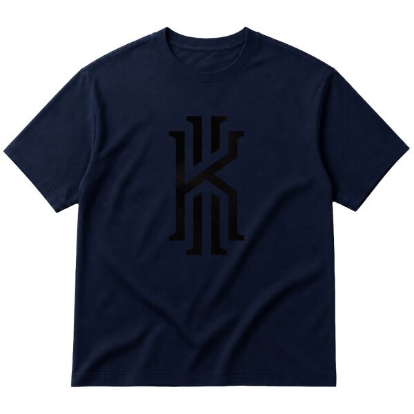 Kyrie Irving Logo B Oversize Tişört L - İndigo Mavisi