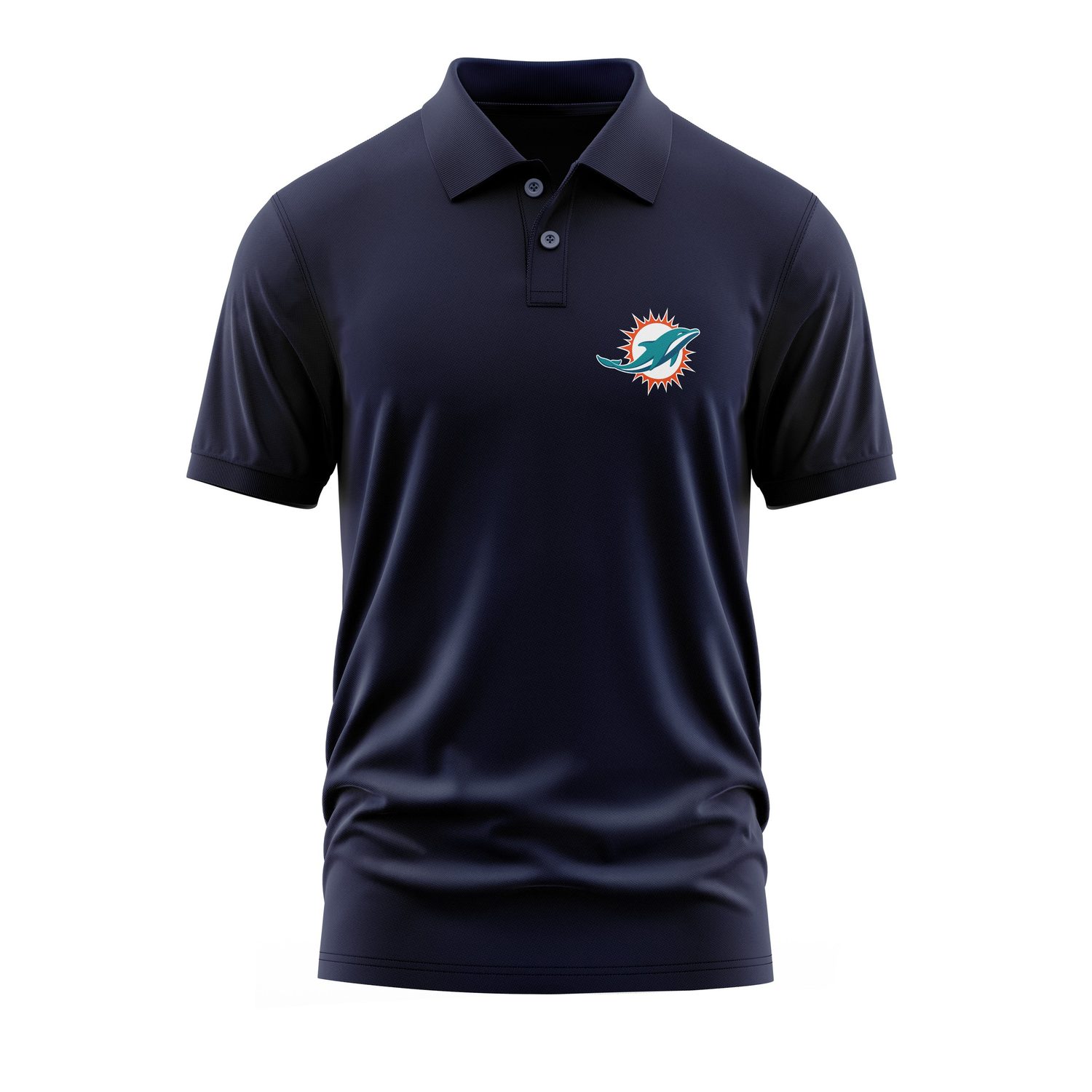 Miami Dolphins Polo Tişört XXL - İndigo Mavisi