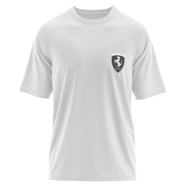 Scuderia Ferrari Muted Black Oversize Tişört
