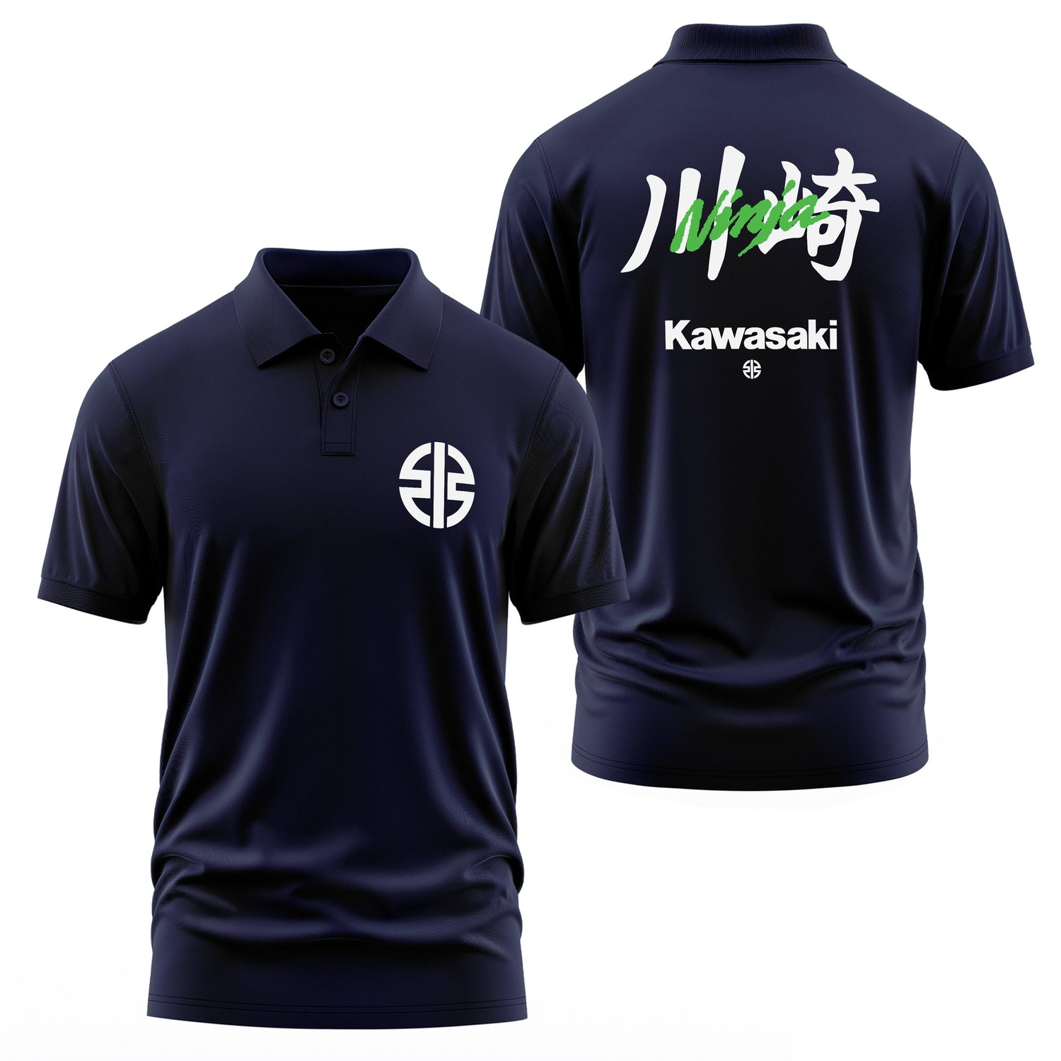 Kawasaki Ninja Superbike Supremacy Polo Tişört XL - İndigo Mavisi