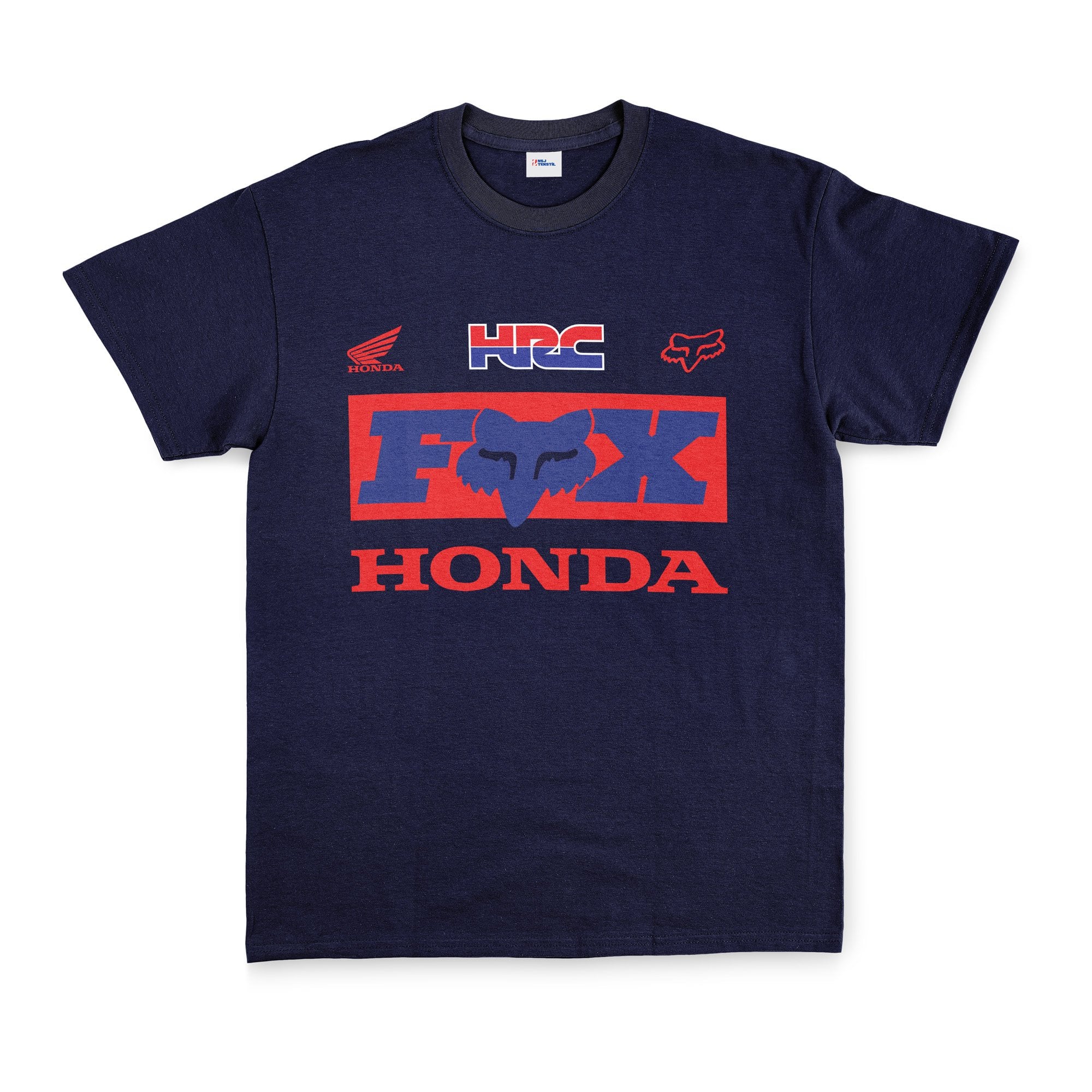 HONDA Racing x Fox Tişört M - Lacivert