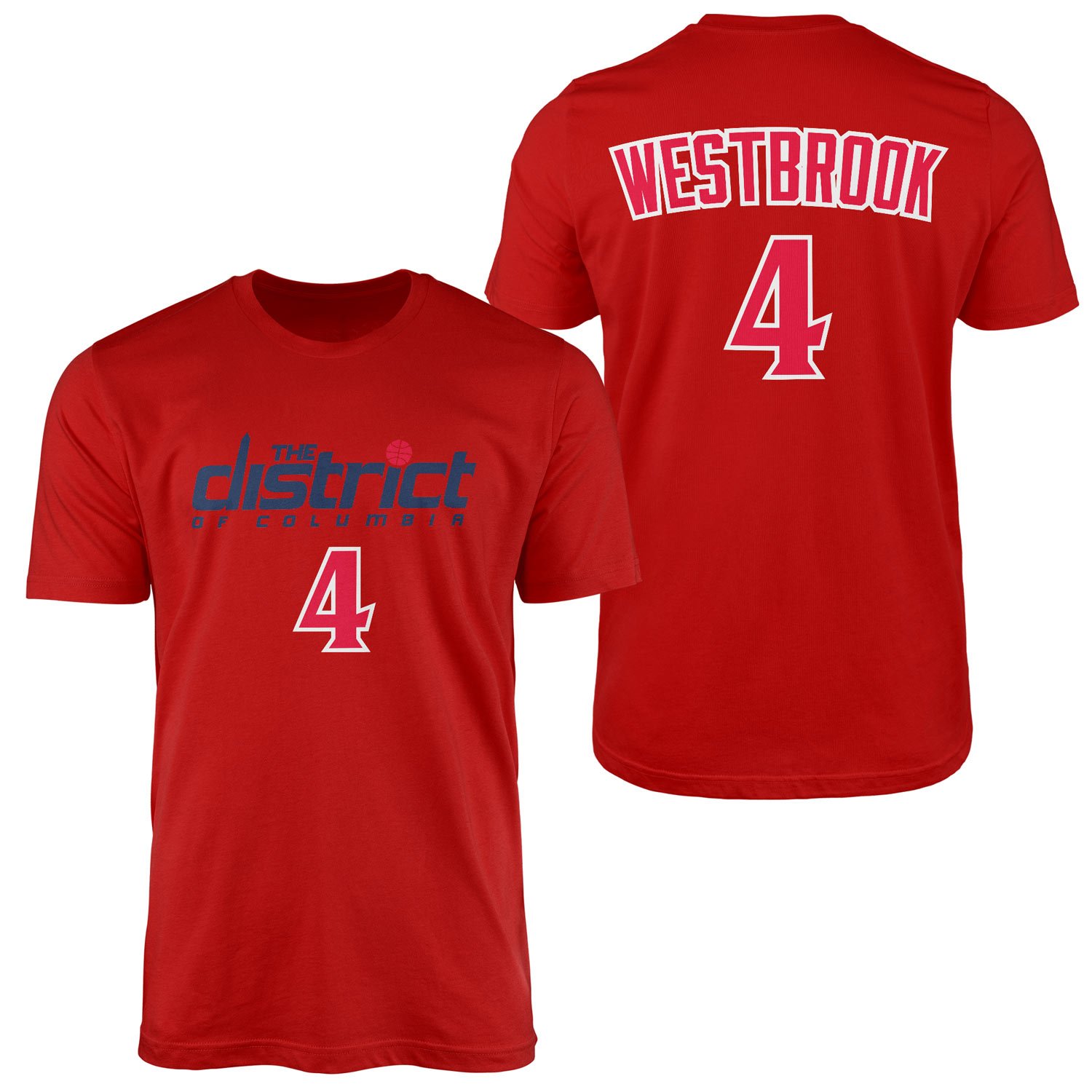 Russell Westbrook Wizards Forma Tişört XXL - Kırmızı