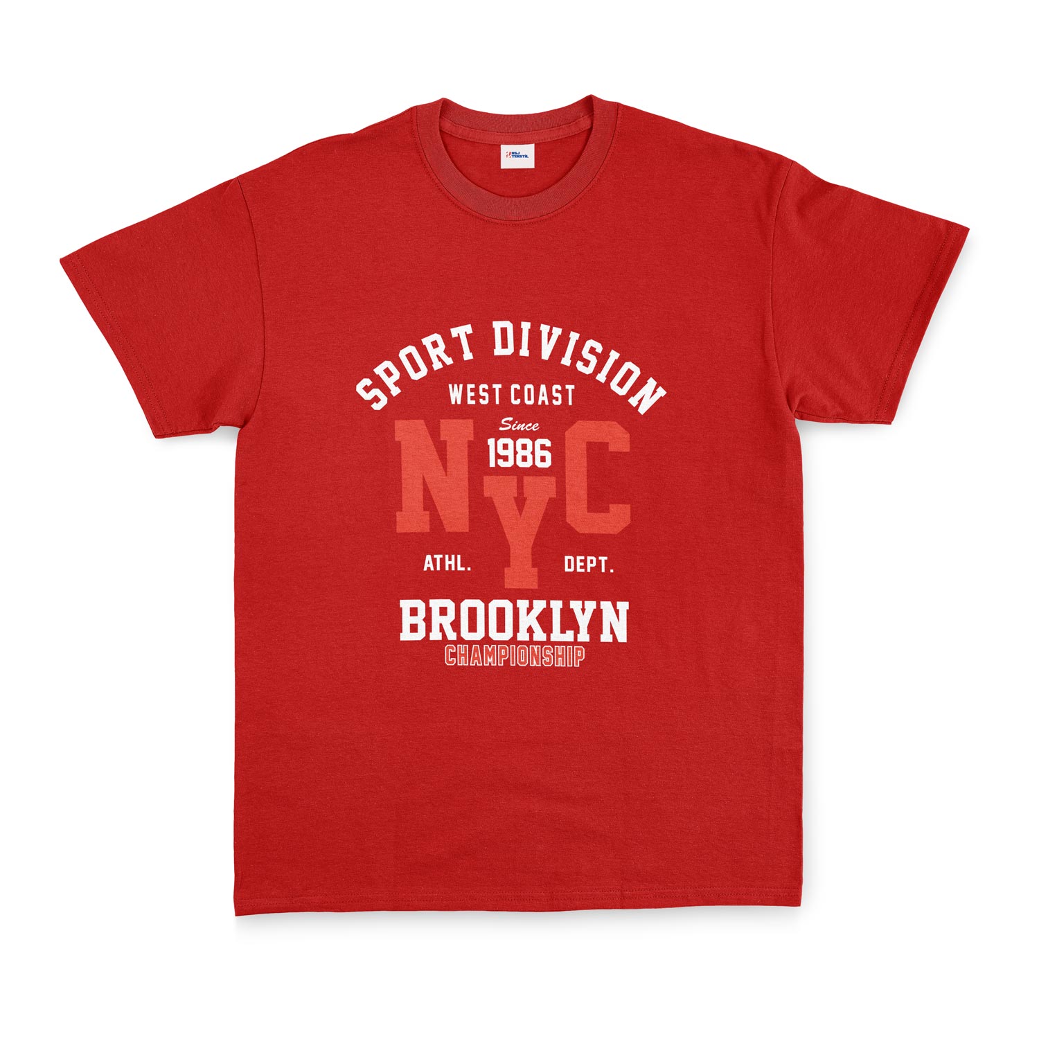 NYC West Coast SD Tişört M - Kırmızı